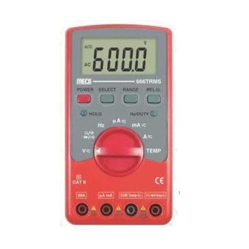 Meco Digital Multimeters Professional Type, 666TRMS